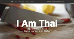Desktop Screenshot of iamthairestaurant.com