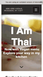 Mobile Screenshot of iamthairestaurant.com